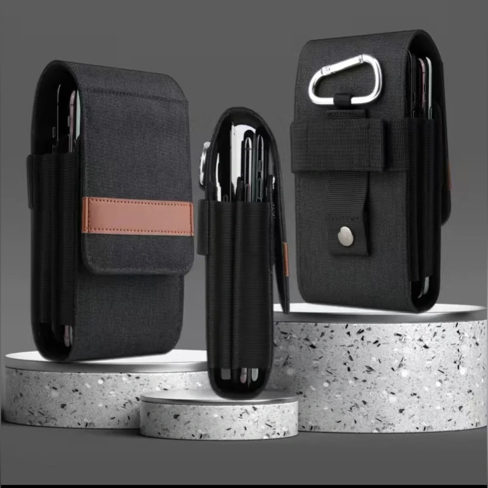 Stylish Nylon Phone Holster - Picture 2 of 8